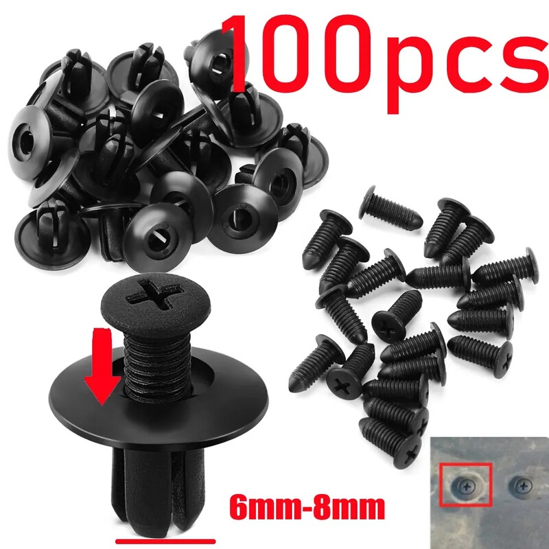 8mm aperture car expansion buckle Fender rivet Fender bumper push pin clip fastener clip 8mm aperture car expansion buckle Fender rivet Fender bumper push pin clip fastener clip