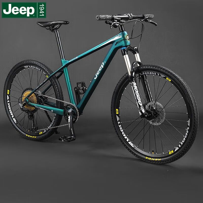 Jeep Carbon Fiber Bicycle Mountain Bike Adult Bicycle with Variable Speed for Male Students Sports Commuting Vehicle