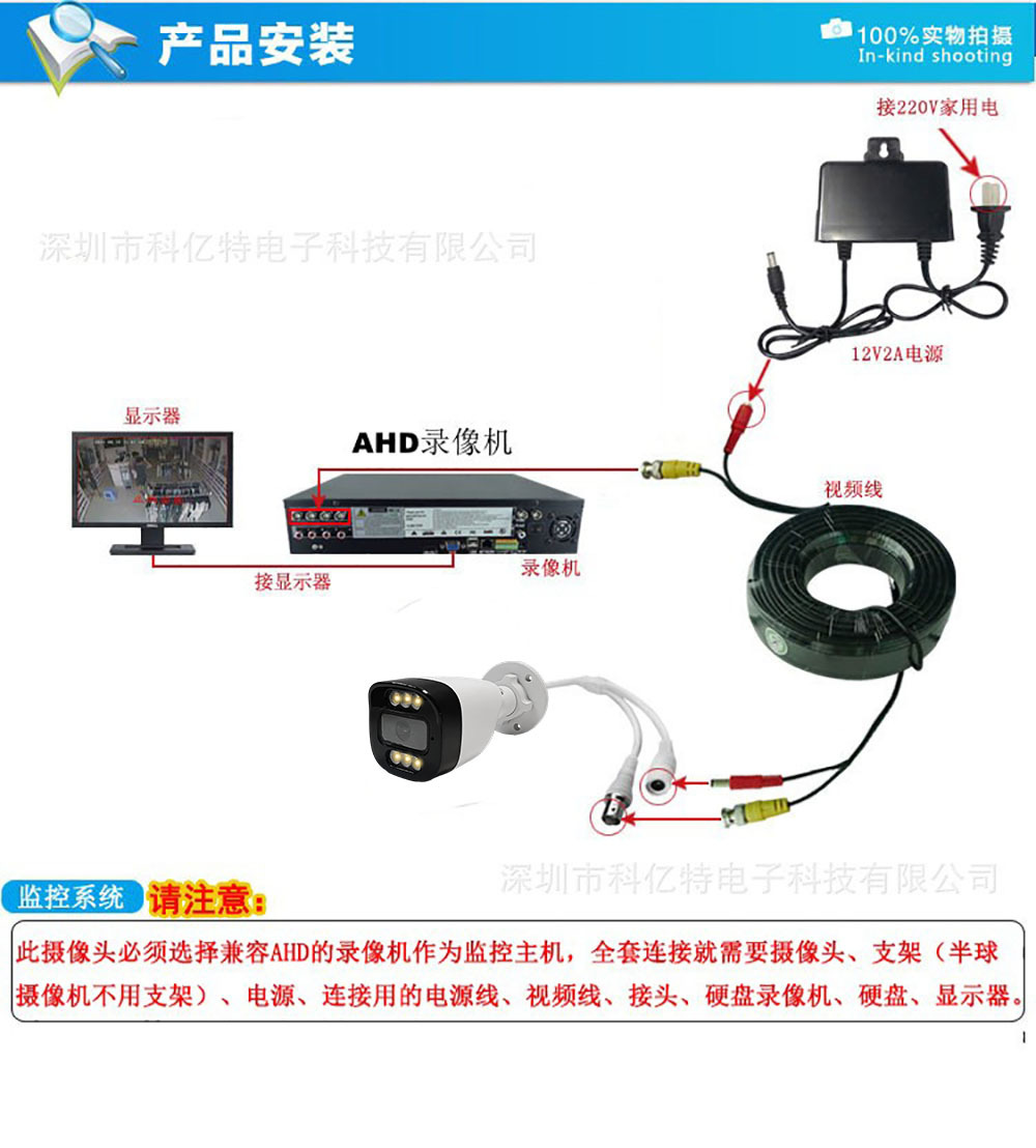 AHD TVI Coaxial Camera, 2MP/5MP/8MP/4K, Waterproof