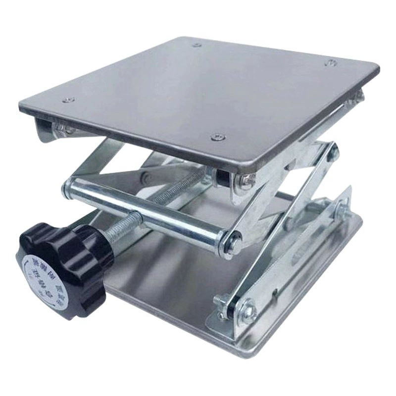 Платформа небольшой лаборатории оксидации платформы 100*100 нержавеющей стали поднимаясь электрической ручной алюминиевой поднимаясь