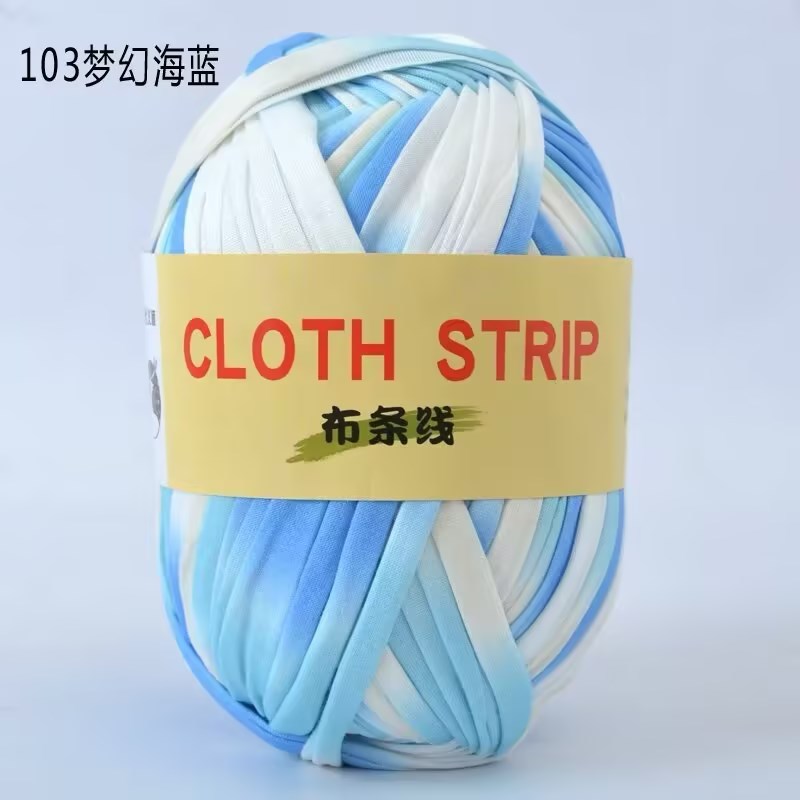 Gran gancho de línea de tela muñeca zapatillas de almacenamiento cesto cojín manta ganchillo DIY material casero tela gruesa trenzado