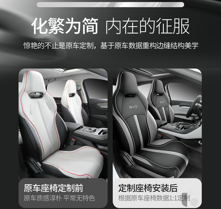 2021 23 24 and 25 Model Byd Destroyer 05Dmi Ev Honor Champion Edition Car Seat Covers