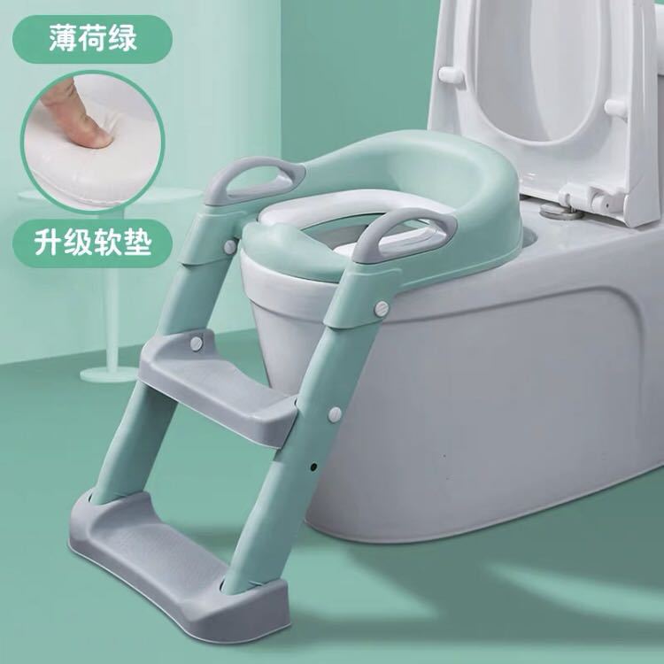 Fábrica directa de inodoro infantil escalera ajustable plegable inodoro infantil escalera auxiliar anillo de inodoro para hombres y mujeres, como