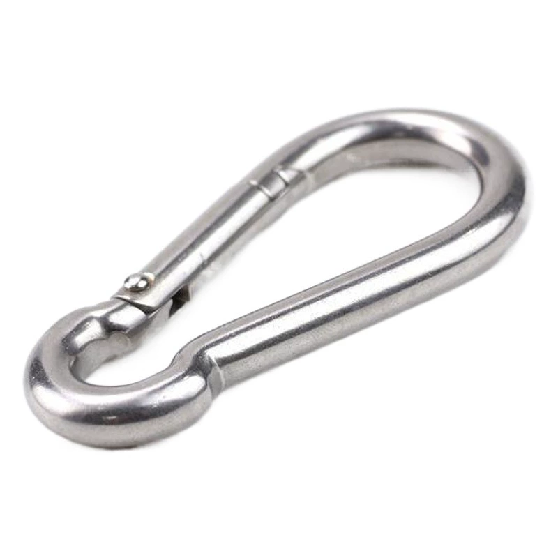 Производитель специализируется на поставке карабинов, страховочных крюков из нержавеющей стали 304, пружинных защелок, пружинных крючков, крючков для ключей.