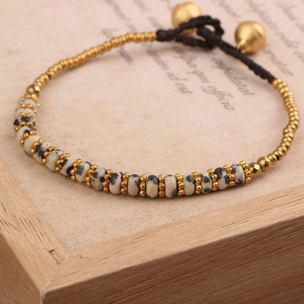 17g Weight Bracelets Classification Turquoise, Wax rope, Copper Chain Material Beaded Chain Chain Type Holiday, Daily Occasion turquoise, rope, Copper Material Color Block Pattern All Seasons Season Women's Gender Knitting Design Casual, Simple Style Style Casual Simple Style Color Block Turquoise Rope Copper Beaded Chain Beaded Bracelets Wholesale 10