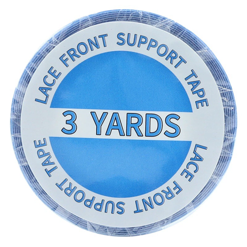 Бесшовная Замена для наращивания волос Двусторонняя пленка для замены волос бесшовное наращивание волос сменная пленка для вторичного использования Синий клей шириной 0,8 см