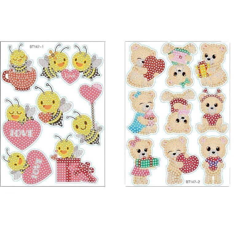 Los fabricantes vienen con dibujos y muestras, pegatinas de pintura de diamantes 5d transfronterizas personalizadas, juego de material de juguete educativo para niños de bricolaje