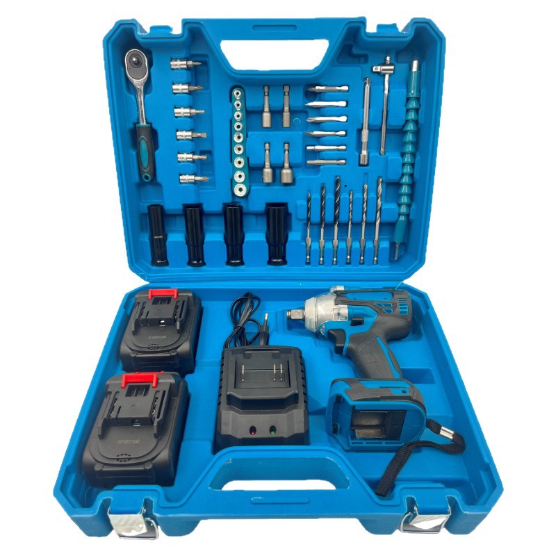 Comercio exterior transfronterizo Mutian multi-función impacto doble velocidad de litio eléctrica llave traje accesorios caja tornillo traje