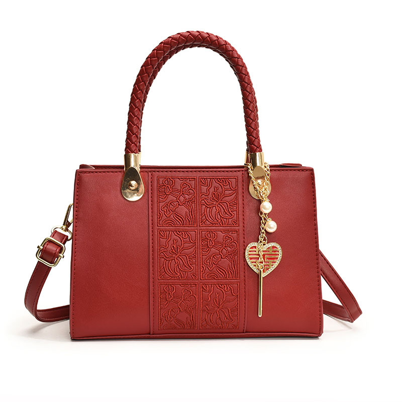 빨간색 자수실 6827