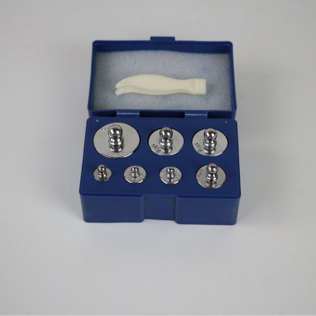 厂家供应不锈钢托盘天平砝码实验室学生科学仪器套装校准砝码批发