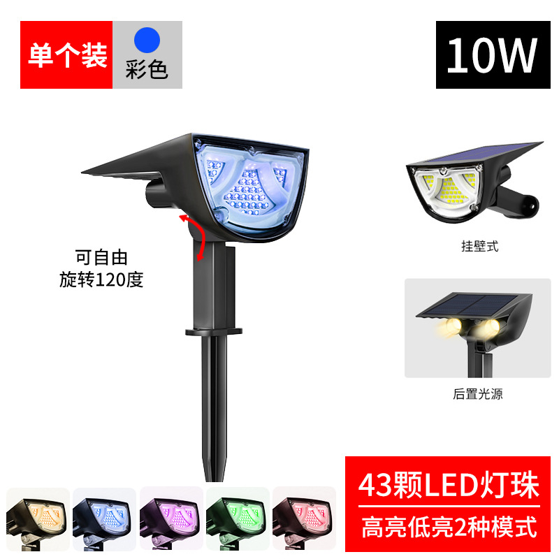 Amazon solar luz de tierra jardín al aire libre jardín bosque paisaje jardín luz de pared de jardín luz de césped de plástico de inducción LED