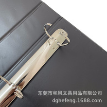 PVC包胶文件夹3孔A4仿皮样板夹资料册包纸板电压卡片收纳本