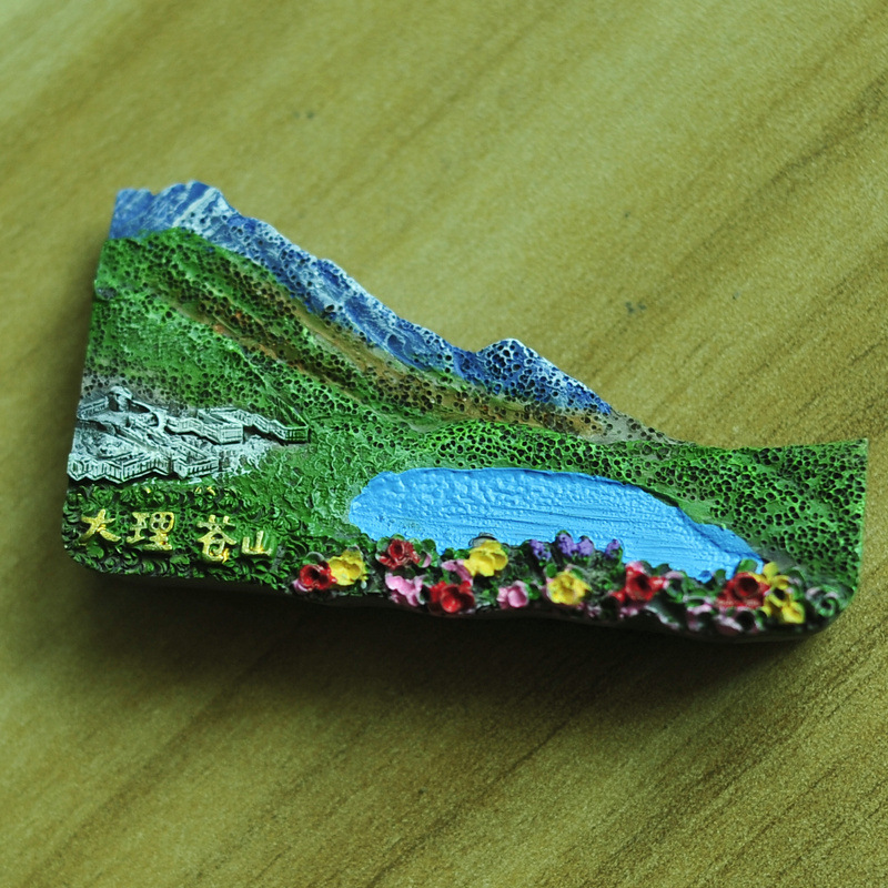 云南丽江大理香格里拉梅里雪山松赞林寺油画树脂创意冰箱贴包邮中|undefined