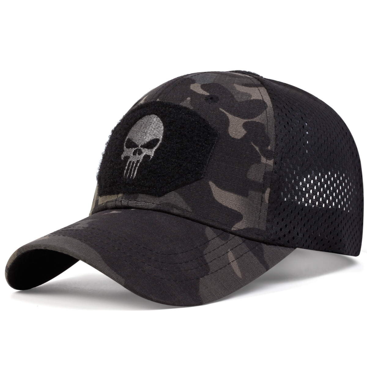 Travel camouflage baseball tactics hair mesh