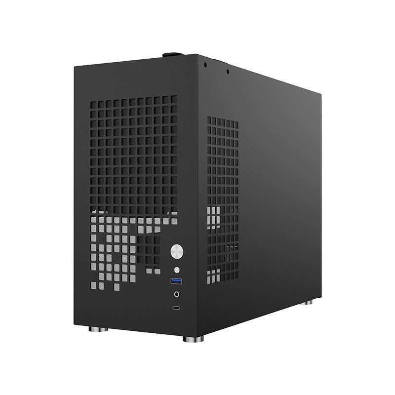 Alpha T01 миникорпус, компактный переносной корпус с боковой прозрачной панелью, MATX настольный игровой корпус