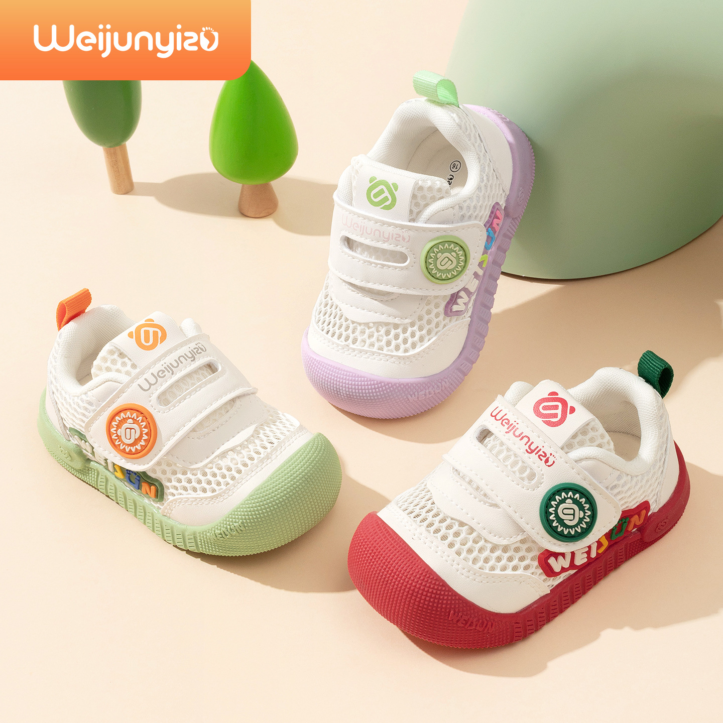 2026 New Spring/Summer Toddler Shoes for Girls, Soft Sole, Non-Slip, Breathable, Mesh Upper