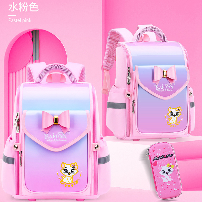 2026 nueva niñas estudiantes de primaria 123 a 456 grados para reducir la carga de los niños mochila de gran capacidad