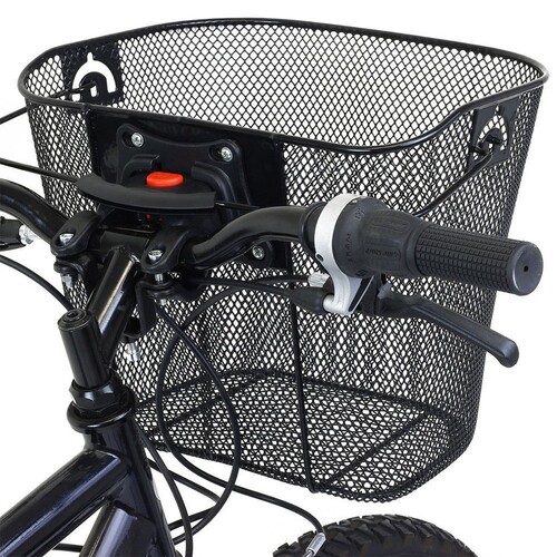 Bicycle front basket quick-detachable basket folding bicycle student schoolbag basket vegetable basket pet basket front basket
