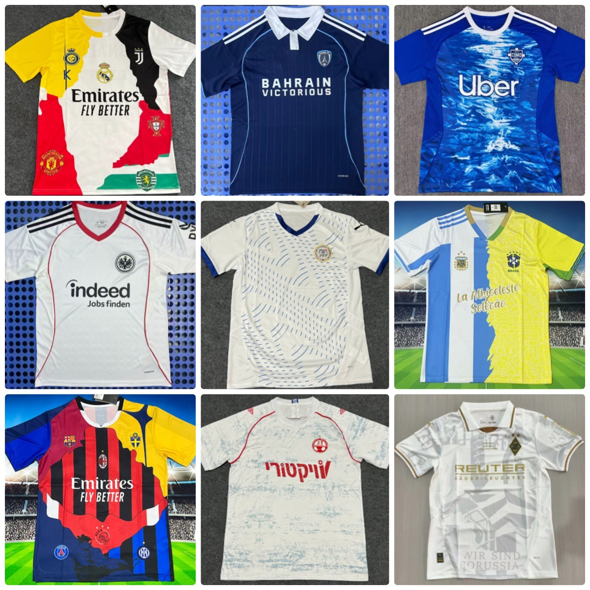 Futbol forması - Wycombe Wanderers, Celta, Sheffield, Timberwolves
