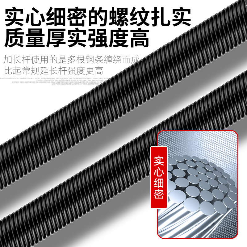 llave eléctrica varilla de conexión suave extensión conector universal eje flexible cabeza de conversión manga 1 / 2 gran herramienta de vuelo elástica