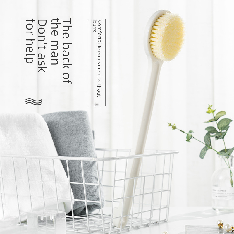 Rubbing bath brush soft hair