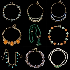 耳钉;项链;戒指