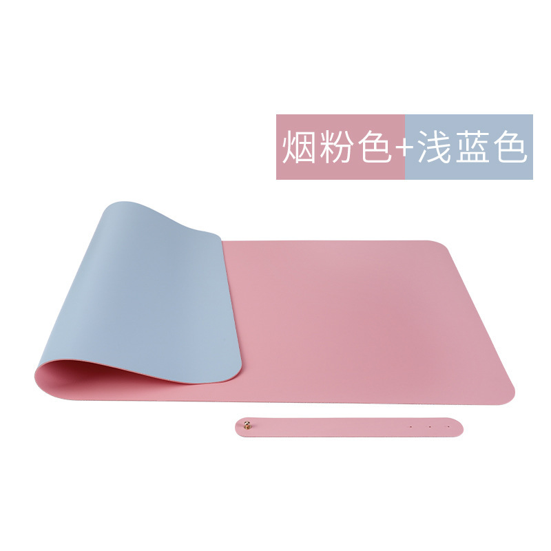 超大型皮革マウスパッドのデスクパッドのクロスボーダー卸売PU純色防水皮質パッドは柔らかくて環境に優しいです。|undefined