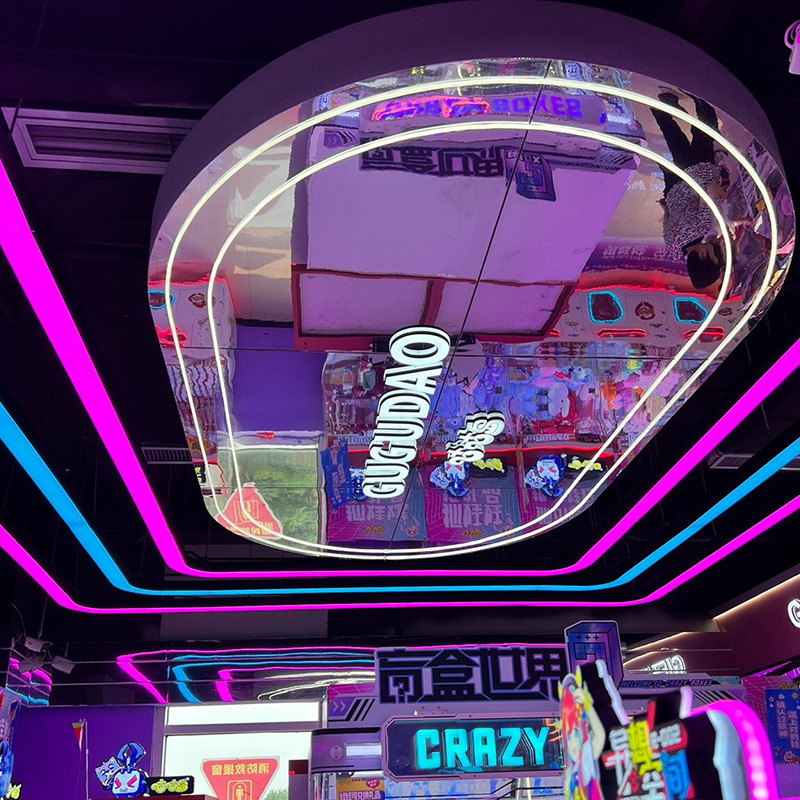 LED empalmado lámpara de barra larga sala de juegos centro comercial supermercado sala de baile ciudad de juegos para niños parque de juegos luz de modelado