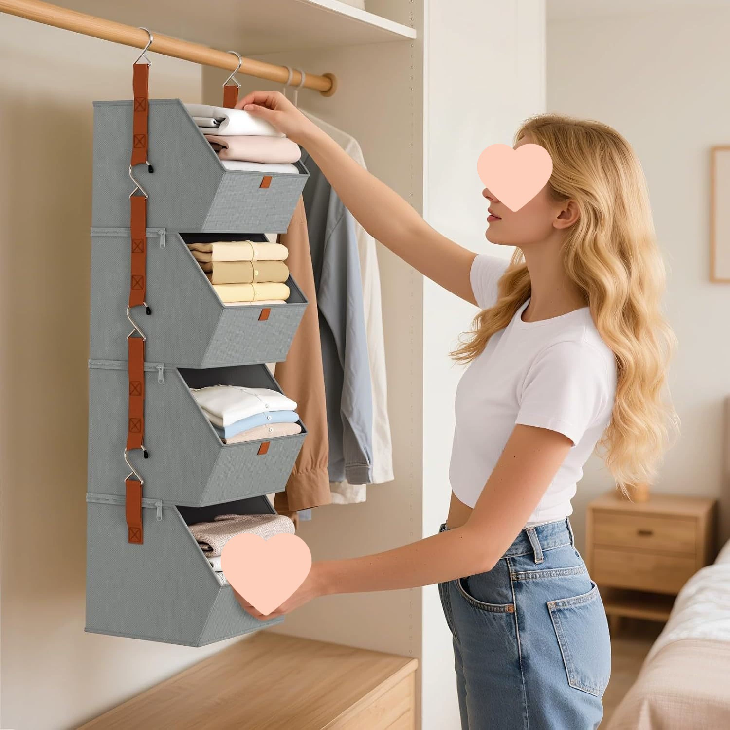 Wardrobe Foldable from Yomiego