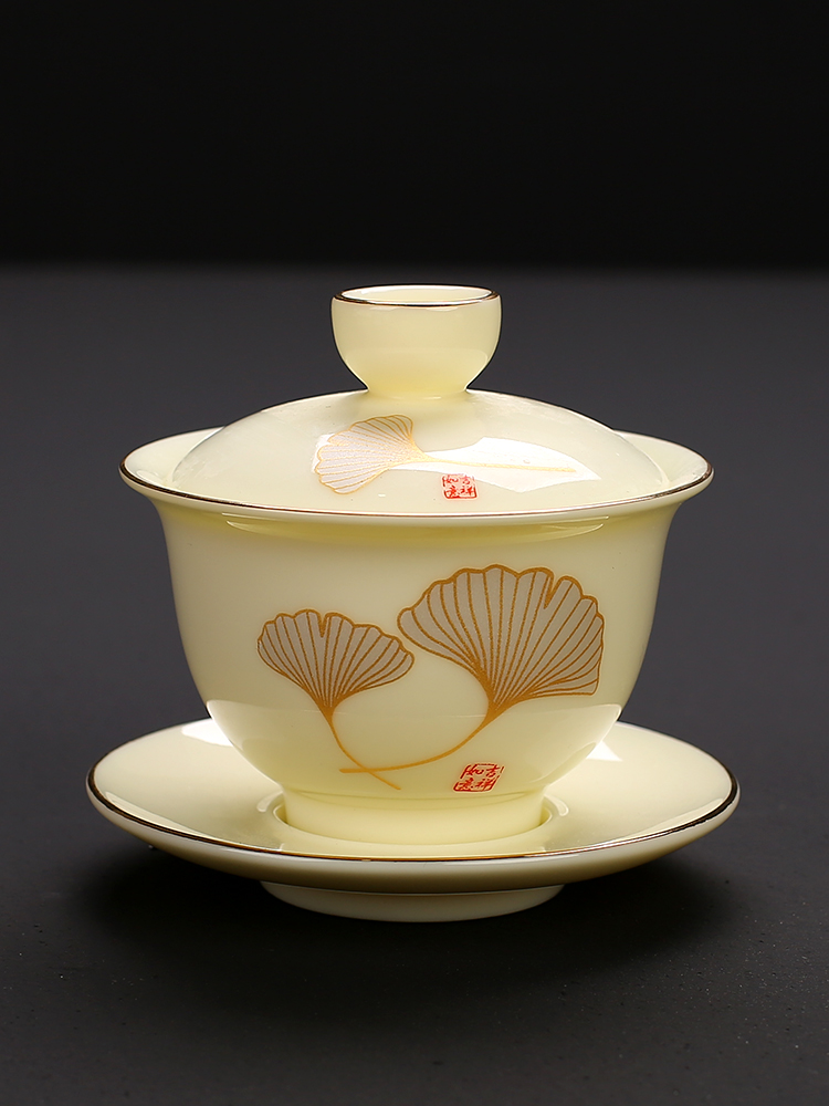 Ceramic big tea cup, anti-scald