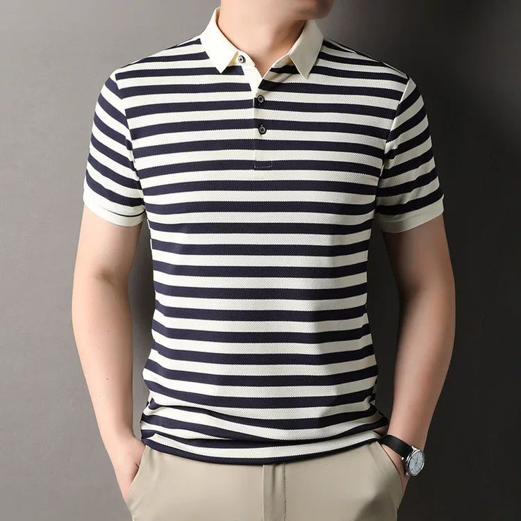 casual solid color polo