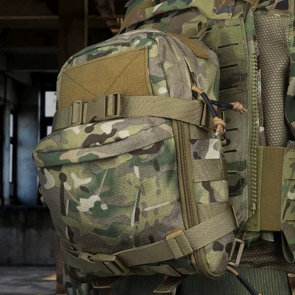 Outdoor Tactical Military Water Bag Pack, Lightweight Action Chest Pack, Molle Accessory Bag, Vest Backpack