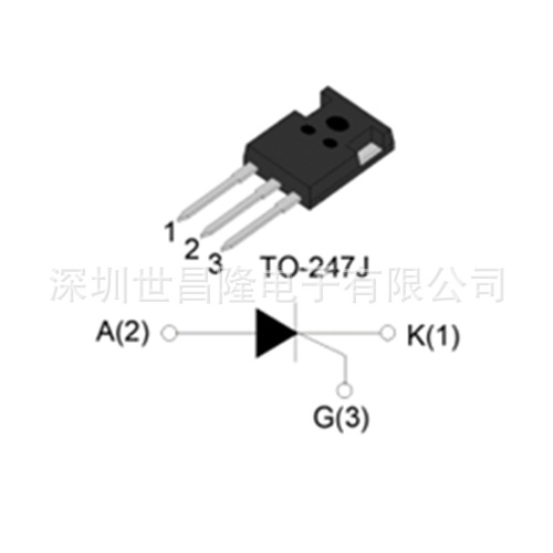 TYN40H-1600SJ捷捷微标准型单向可控硅1600V 40A TO-247J封装正品