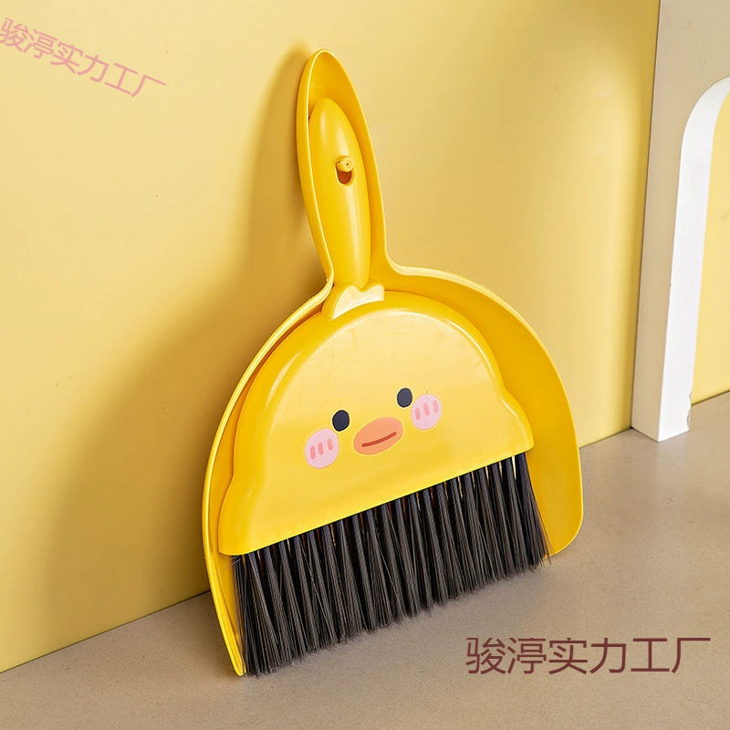 Broom, dustpan, table set for home use, children's cartoon small garbage can