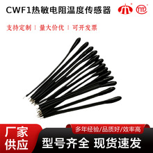 黑皮线小黑头NTC热敏电阻漆包线电阻热敏电阻温度传感器感温探头