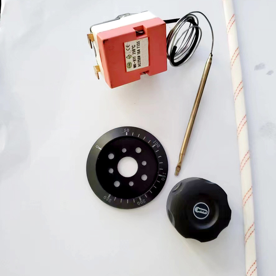 商用香肠机热狗机一喜配件温控器烤肠机温控表250度烤肠温控