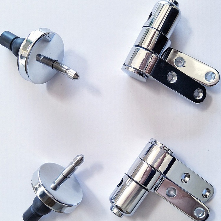 Ventas directas de fábrica de dos teclas de liberación rápida tapa del inodoro ralentizar bisagra tapa del inodoro Acero inoxidable ralentizar bisagra