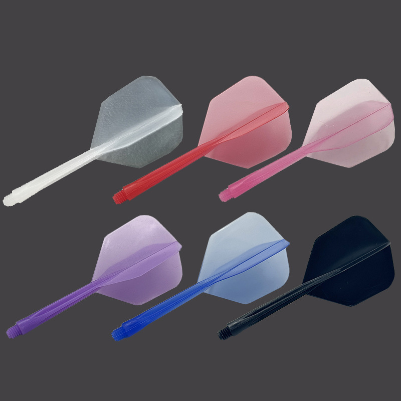 2Ba One-Piece Dart Wing Shaped Transparent Dart Tail One-Piece Anti-Fall Continuous Durable Dart Leaf Weight 1.3g 2Ba One-Piece Dart Wing Shaped Transparent Dart Tail One-Piece Anti-Fall Continuous Durable Dart Leaf Weight 1.3g