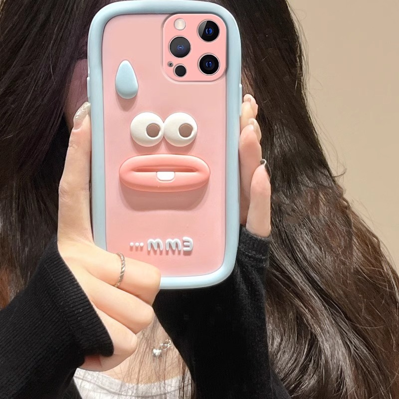 ins风香肠嘴适用于苹果iPhone16promax手机壳16pro个性女款手机套