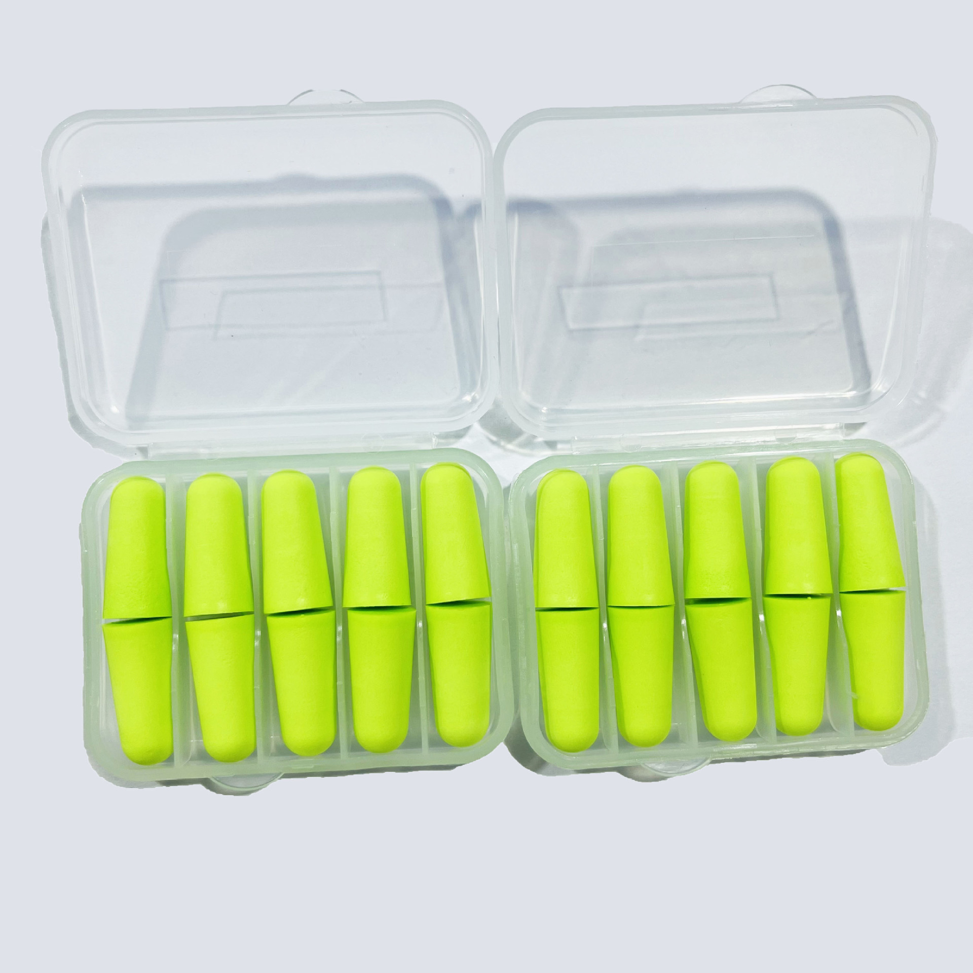 批发零售柔软舒适耳塞5付盒子装睡眠防噪音学习耳塞