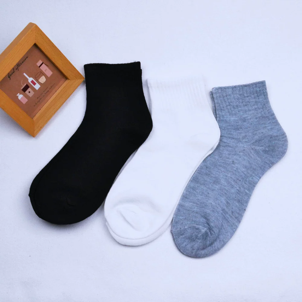 Demi-season sports men's socks, mid-length