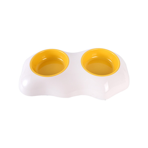 Pipitao original pet egg yolk double bowl single bowl anti-knock cat bowl dog bowl pet feeding basin pet bowl