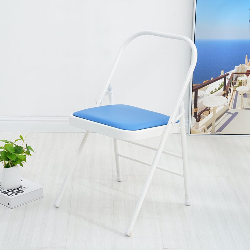 흰색 다리 파란색 요가 의자 22 튜브 1.2 두꺼운 이중 빔 전문 모델