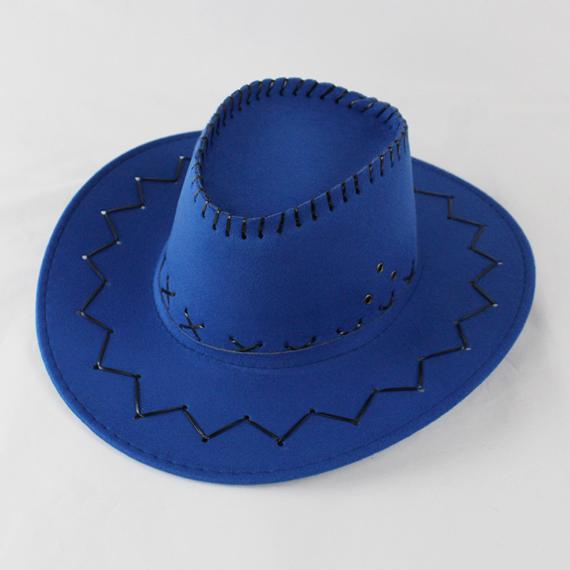 Sombrero de mezclilla occidental sombrero de sol de playa hombres y mujeres Xinjiang pastizales ala grande sombrero superior niños americanos todo partido Amazon