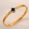 Four-leaf clover shell golden black shell