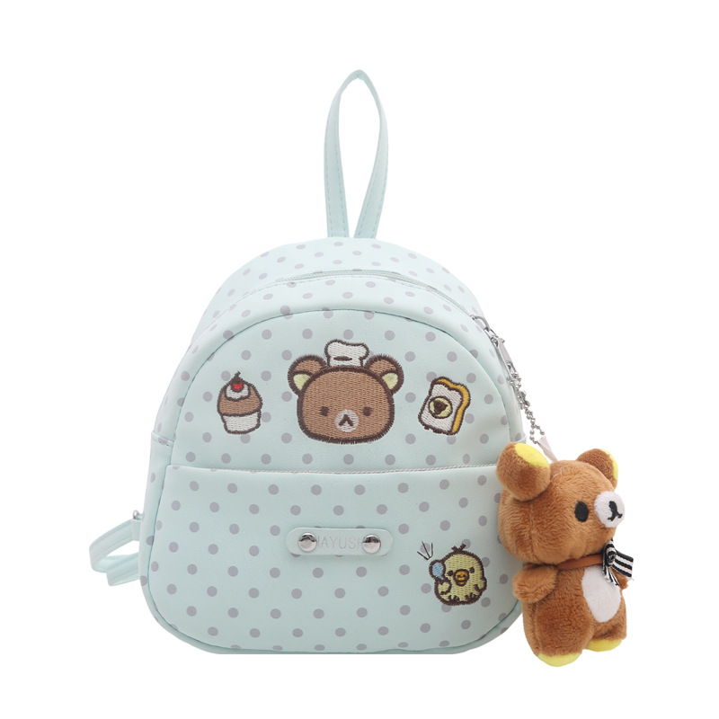 Nuevo lindo nicho de diseño ondulado punto mochila tendencia ocio femenina 2026 estilo extranjero viaje viaje mochila pequeña