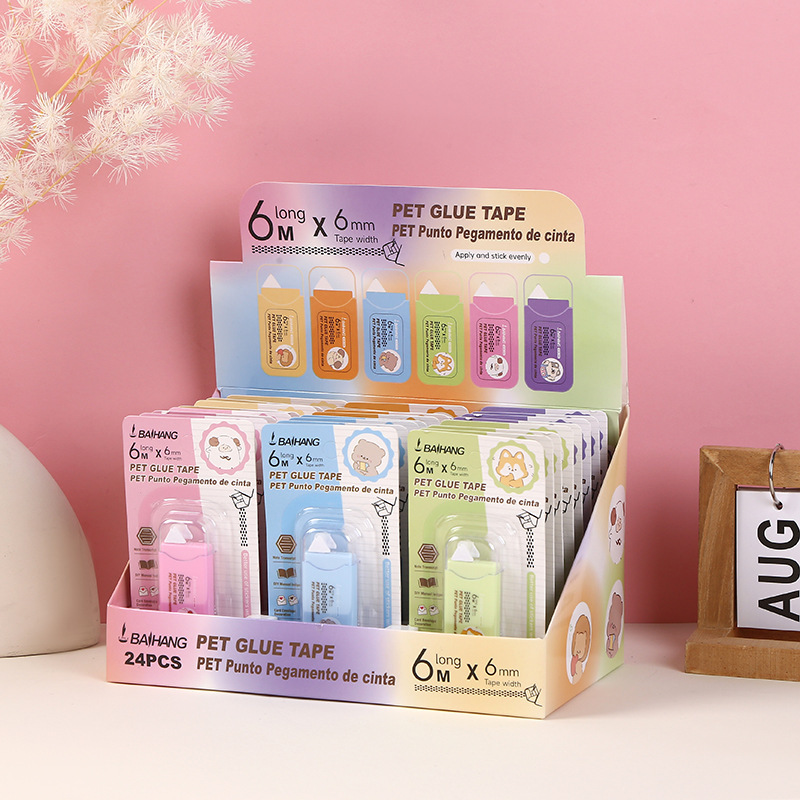 Student Handbook Dot Glue Creative High-Value Dot-Shaped Double-Sided Tape High Viscosity Transparent Correction Tape