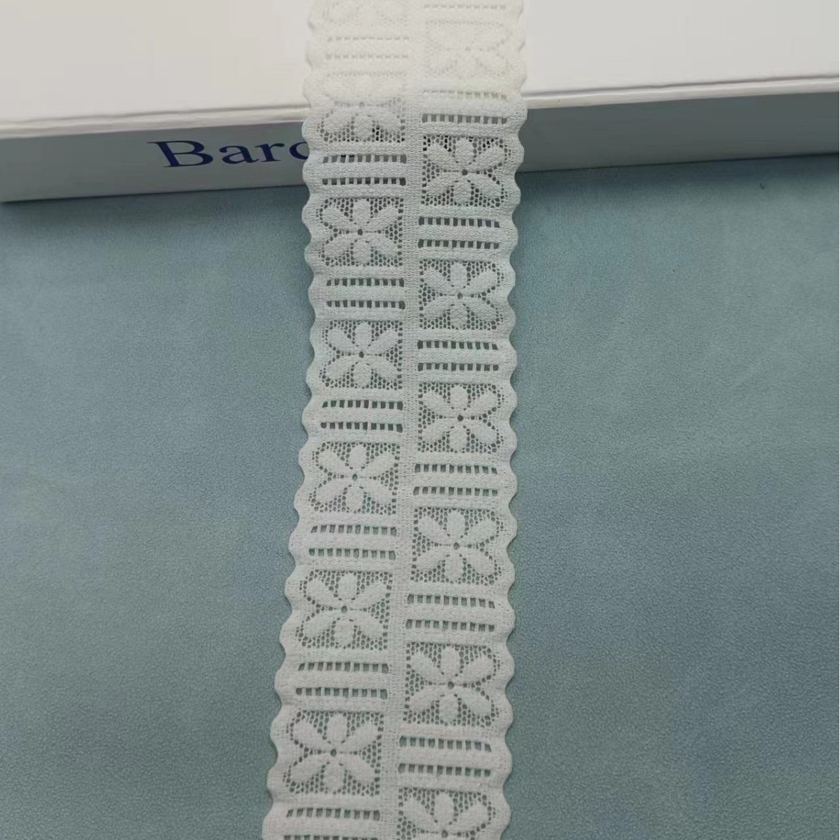 现货锦氨蕾丝边女装童装弹力花边睡衣蝴蝶结装饰蕾丝内衣服装辅料