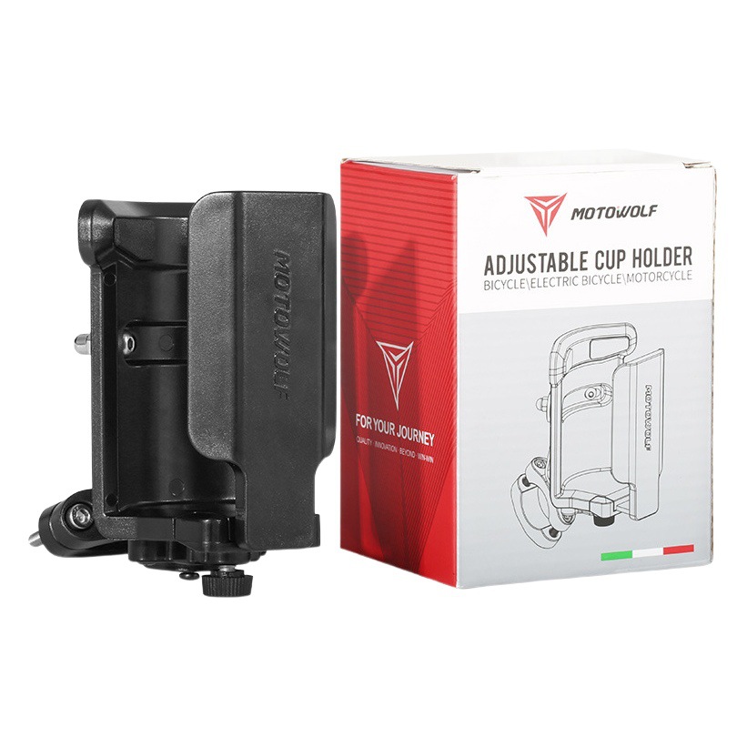 Motocicleta que monta el sostenedor de taza de agua ajustable sostenedor de taza de agua móvil parachoques sostenedor de taza de agua externo sostenedor de botella de agua de bicicleta