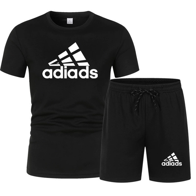 Трансграничные мужские летние виды спорта быстрый сухой набор с короткими рукавами сетчатая футболка из двух частей свободная баскетбольная одежда большого размера